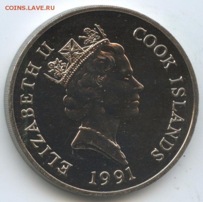 КПД Крона Шайба Острова Кука 5$ долларов 1991 Лань Олень - kpd_krona_shajba_ostrova_kuka_5_dollarov_1991_lan_olen_vymirajushchie_vidy_fauna_zhivotnye_buklet (1)