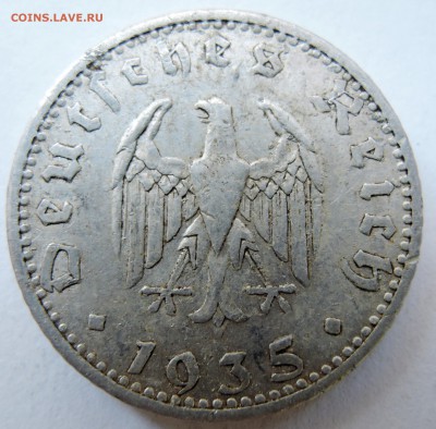 ГЕРМАНИЯ - 50 рейхспфеннигов 1935 г. до 24.10 в 22.00 - DSCN2764.JPG
