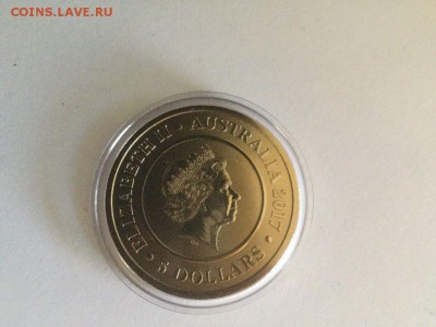 Крона Шайба Австралия 5$ долларов 2017 Солнце - krona_shajba_avstralija_5_dollarov_2017_solnce_planety_solnechnoj_sistemy_kosmos_unc1