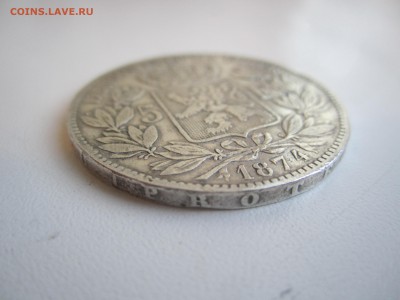 Бельгия, 5 франков 1874 с 1000 ₽ до 21.10.18 22.00 МСК - IMG_5096.JPG