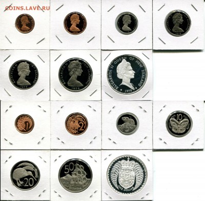 Н.Зеландия набор 1979 пруф до 22.10.18 22-00 мск - NZ set 1979