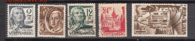 Германия Вертюмберг 1947 5м - 285