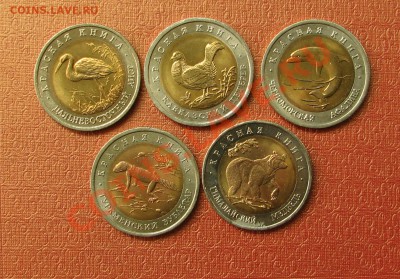 Красная книга 50 рублей, 5шт. 1993г. - IMG_0480.JPG