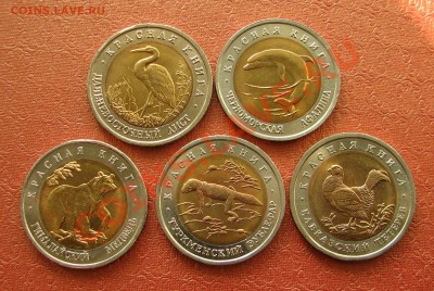 Красная книга 50 рублей, 5шт. 1993г. - IMG_0189.JPG