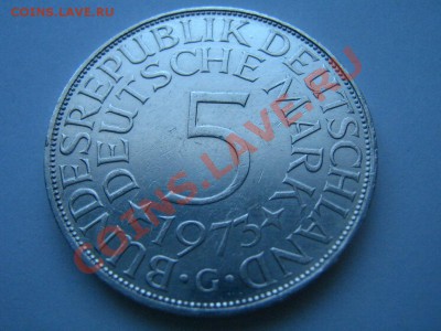 ФРГ 5 марок. 1973 г .Серебро. 20.05 22-30 мск - Изображение 1111