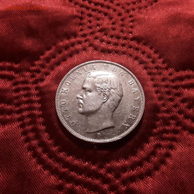 Германия. Бавария. 3 марки 1909 г. Отто. До 24.10.18. - 20181020_201059