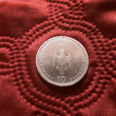 Германия. ФРГ. 10 марок 1989 года. До 24.10.18. - 20181020_201946