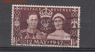 Великобритания 1937 король королева 1м - 307
