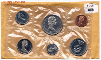 A37 Канада годовой набор 1968 Proof Like до 27.10 в 22°° - A41_Canada Proof Like Set 1968_2