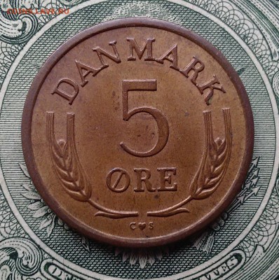 Дания - 5 эре 1965 года - 5 эре дания 003