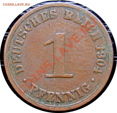 R67 Германия 1 пфенниг 1904A до 22.05 в 22°° - R67 1 1904A_1
