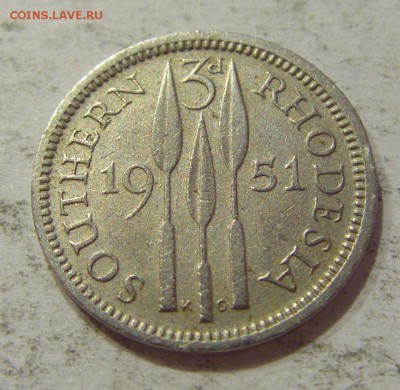 3 цента 1951 Родезия №1 27.10.2018 22:00 МСК - CIMG5802.JPG