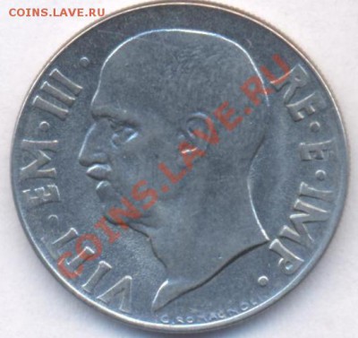 Италия 20 чензимо 1940 г. До 19.05.11 г. 20-00 МСК. - Италия.1