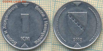 Босния и Герцеговина 1 марка 2002 г., до 25.10.2018 г. 22.00 - Босния и Герц 1 марка 2002  4239