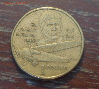 АВСТРАЛИЯ - 1д Пилот Чарльз Кингсфорд Смит до 28.10, 22.00 - Австралия 1 доллар пилот Чарльз Кингсфорд Смит_1
