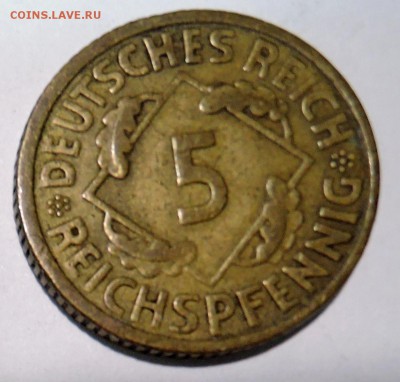 ГЕРМАНИЯ - 5 рейхспфеннигов 1936 г. до 28.10 в 22:00 - DSCN2823.JPG