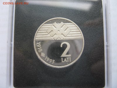 ЛАТВИЯ 2 лата 1993. 75 лет независимости.ПРУФ. Предпродажная - 030.JPG