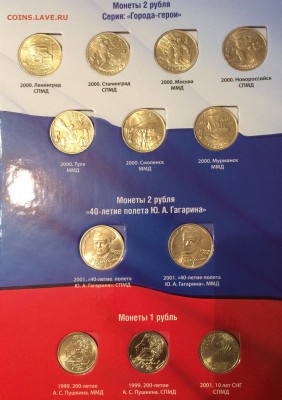Набор 1 и 2 рублей 1999-2001гг. без оборота до 26.10.18 - 82D82619-F4E1-4C79-8014-CB6B3A067DB6
