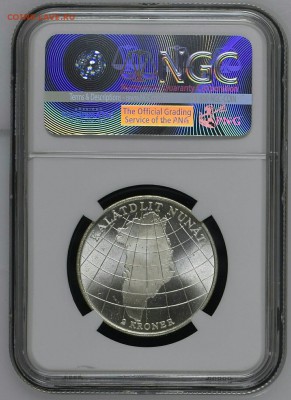 Датские 2 kroner 1953 "Гренландия", NGC MS63 - Screenshot_20180124-071107_1