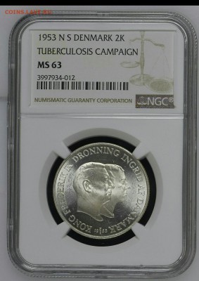 Датские 2 kroner 1953 "Гренландия", NGC MS63 - Screenshot_20180124-071058_1