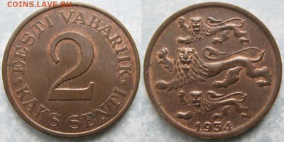Эстония 2 сенти 1934 до 28-10-18 в 22:00 - Эстония 2 сенти 1934    188-ак11-4055