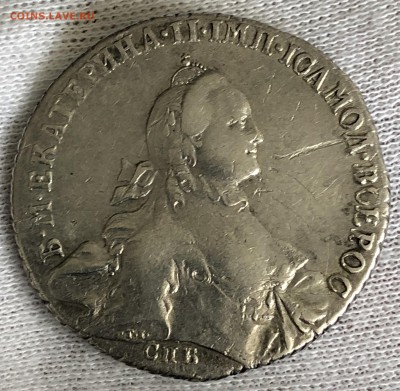 Рубль 1764 год. До 26.10.18. - BFDFEE2C-8FB5-42D7-ABCC-C23629B93006