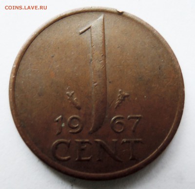 НИДЕРЛАНДЫ - 1 цент  1967 г. до 29.10 в 22:00 - DSCN2833.JPG