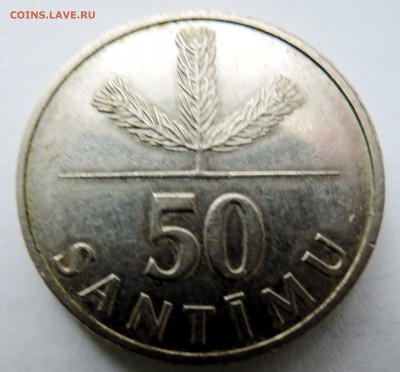 ЛАТВИЯ - 50 сантим 1992 г. до 29.10 в 22:00 - DSCN2835.JPG