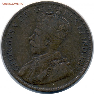 A48 Канада 1¢ 1919 до 29.10 в 22°° - A48 Канада 1 цент 1919_2