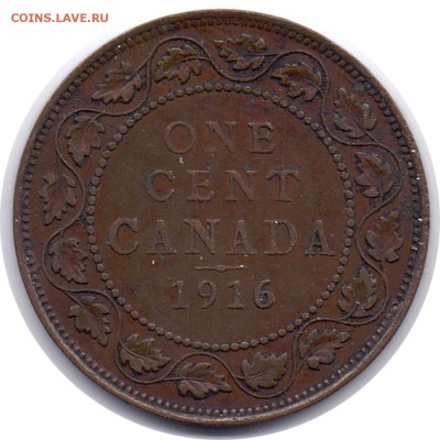 A49 Канада 1¢ 1916 до 29.10 в 22°° - A49 Канада 1 цент 1916_1