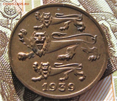 ЭСТОНИЯ 1 сент 1939. НЕЧАСТЫЙ. Предпродажный. - 015.JPG