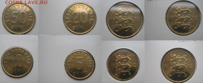 ЭСТОНИЯ 1 крона 1992. РЕДКАЯ. БАНКОВСКИЙ набор № 14025 29.10 - 017 — копия.JPG