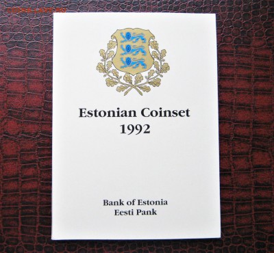 ЭСТОНИЯ 1 крона 1992. РЕДКАЯ. БАНКОВСКИЙ набор № 14025 29.10 - 003.JPG