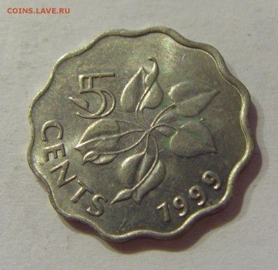 5 центов 1999 Свазиленд №1 28.10.2018 22:00 МСК - CIMG6346.JPG