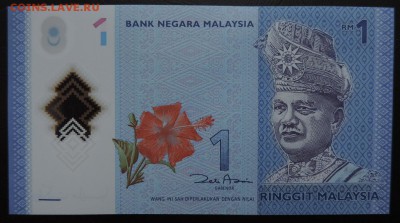 МАЛАЙЗИЯ 1 рингит 2012г., ДО 28.10. - 1 ренгит 2012г., А. полимер.JPG