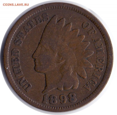 A52 США 1¢ 1898 до 30.10 в 22°° - A52 США 1 цент 1898_1