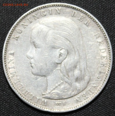 RAR НИДЕРЛАНДЫ 1 гульден 1897г. ДЕВОЧКА  до 30.10 в 22-00 - IMG_4837.JPG