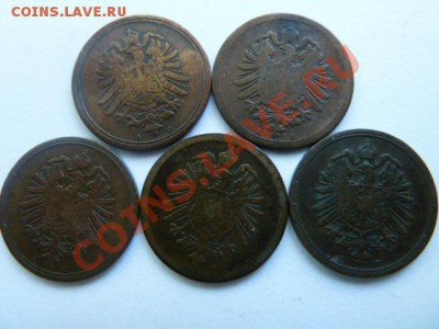 Продам монеты Германии 1873-1945гг. (ходячка) - 1пф. 1885,1887,1888_а.JPG