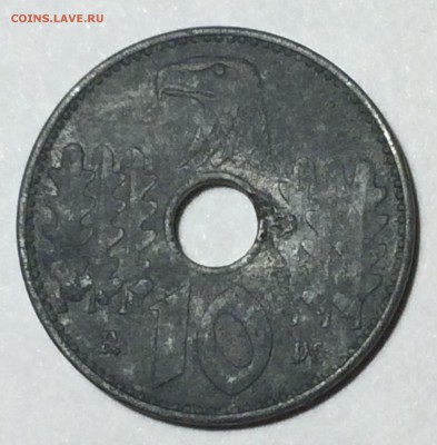 Германия.10 рейхспфеннигов 1940.Оккупация.До 26.10. в 22:00 - 93FF2B1C-E3D3-4CD0-9CAE-D62DCD585A45