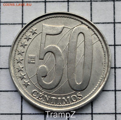 Венесуэла 50 сентимо 2007г. до 28.10.2018. 22.00 мск - 93622069