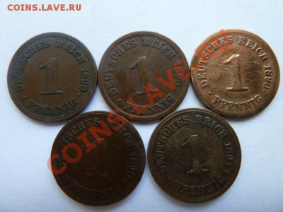 Продам монеты Германии 1873-1945гг. (ходячка) - 1пф. 1890,1891_б.JPG