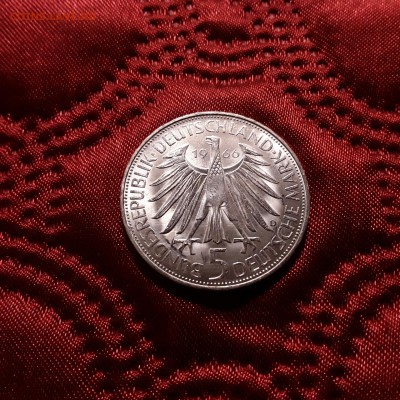Германия. ФРГ. 5 марок 1966 года. До 30.10.18. - 20181027_002741