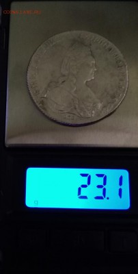 Рубли 1780,1785,1786 года определение подлинности - 1786-4