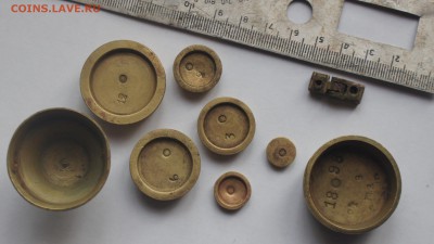 Набор гирек 1898 г. Русский весовой фунт Комплект! - DSC09514.JPG