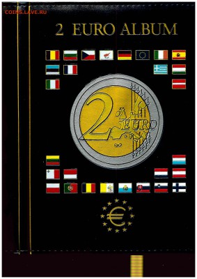 Подборка юбилейных 2 евро 2004-2016 87 штук в альбоме - 1