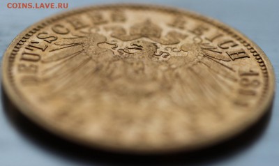 Золотые 20 марок 1899 г. - Фрагмент Реверс.JPG