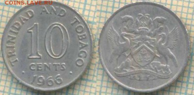 Тринидад и Тобаго 10 центов 1966 г., до 31.10.2018 г. 22.00 - Тринидад 10 центов 1966 4268