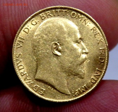 2 золотые Английские монеты оценка - PA280014.JPG