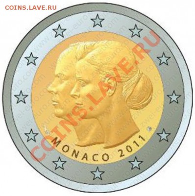 Юбилейные и памятные 2 евро 2011 - ... гг - monaco_2011