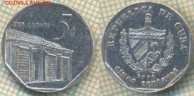 Куба 5 сентаво 1998 г., до 31.10.2018 г. 22.00 по Москве - Куба 5 сентаво 1998  4283